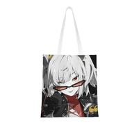 40,6 x 38,0 cm Canvas Totes Hand Shopping Bag With All Role's Print Zenless Zone Zero Impression For Daily Shopping Shoulder Bag , Fire-burnice, 40.6 X 38.0 cm