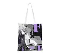 40,6 x 38,0 cm Canvas Totes Hand Shopping Bag With All Role's Print Zenless Zone Zero Impression For Daily Shopping Shoulder Bag , Fire-evelyn, 40.6 X 38.0 cm