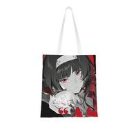 40,6 x 38,0 cm Canvas Totes Hand Shopping Bag With All Role's Print Zenless Zone Zero Impression For Daily Shopping Shoulder Bag , Ether-astra, 40.6 X 38.0 cm