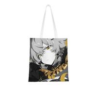 40,6 x 38,0 cm Canvas Totes Hand Shopping Bag With All Role's Print Zenless Zone Zero Impression For Daily Shopping Shoulder Bag , Physical-caesar, 40.6 X 38.0 cm