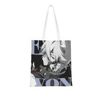 40,6 x 38,0 cm Canvas Totes Hand Shopping Bag With All Role's Print Zenless Zone Zero Impression For Daily Shopping Shoulder Bag , Ice-lycaon, 40.6 X 38.0 cm