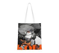 40,6 x 38,0 cm Canvas Totes Hand Shopping Bag With All Role's Print Zenless Zone Zero Impression For Daily Shopping Shoulder Bag , Fire-koleda, 40.6 X 38.0 cm