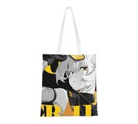 40,6 x 38,0 cm Canvas Totes Hand Shopping Bag With All Role's Print Zenless Zone Zero Impression For Daily Shopping Shoulder Bag , Fire-soldier 11, 40.6 X 38.0 cm