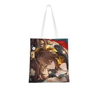 40,6 x 38,0 cm Canvas Totes Hand Shopping Bag With Honkai Star Rail All Role's Print Impression For Daily Shopping Shoulder Bag , Ice-ruanmei, 40.6 X 38.0 cm