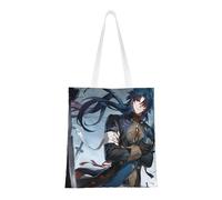 40,6 x 38,0 cm Canvas Totes Hand Shopping Bag With Honkai Star Rail All Role's Print Print For Daily Shopping Shoulder Bag , Wind-blade1, 40.6 X 38.0 cm
