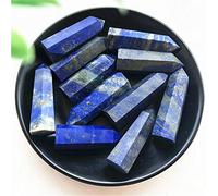 40-65mm Lapislázuli Natural Punto de cristal de cuarzo Roca Varita de piedra Curación Reiki Decoración Piedras naturales y minerales 1pc-40-50mm