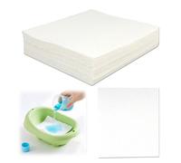 40 almohadillas absorbentes para inodoro, revestimientos desechables para inodoros portátiles, sartenes y orinales, solidificación rápida de gel de hasta 80 ml, a prueba de salpicaduras y control de