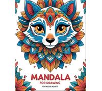40 Animal Mandalas: Relaxing Coloring Book for Kids & Adults - Stress Relief, Creativity, and Fun