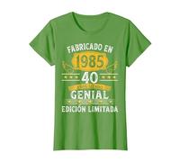 40 Años Cumpleaños Hombres Mujeres Fabricado En 1985 Camiseta, Mujer, Hierba, L