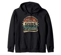 40 Años Cumpleaños Las Leyendas Nacen Febrero 1985 Retro Sudadera con Capucha