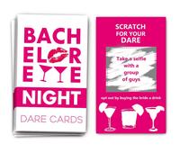 40 Bachelorette Party Drinking Game Dare Card - Bachelorette Scratch O