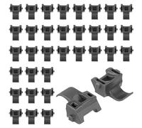 40 Clips de Bisagra de Gabinete, Clips Restricción Bisagra Gabinete para Bisagras Grass TEC 864, Mini Clips Restricción Ángulo de Bisagra Invisible para Cocina y Hogar (Gris)
