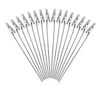 40 clips de cocodrilo de alambre de metal, pinza de cocodrilo de cola larga, clips de cocodrilo para manualidades, tarjetas, fotos, notas, clip (150 mm)