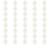 40 clips de papel de metal de avión, 38 x 30 mm, marcadores de colores, clips laterales para documentos, fotos, notas, tarjetas, gestión de imágenes, clips creativos, accesorios