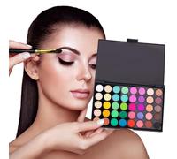 40 Colors In An Eye Shadow Palette With Color Combinations. Pigmented Makeup Palettes, Cosmetic Makeup. Makeup Palette For Everyday Use Or For Unique Festivals. (B)
