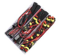 40 conectores de mazo de cables de 2 pines, terminales de cable eléctrico rápido, conectores eléctricos fáciles de usar para automóvil