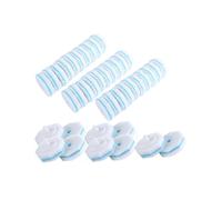 40 Counts Toilet Brush Wand Disposable Refills Bowl Scrubbers Heads