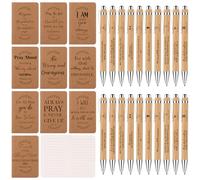 40 cuadernos cristianos a granel, juego de regalo cristiano con versículos bíblicos, diarios de oración, bolígrafos de la Biblia, cuadernos cristianos, bolígrafo de bolígrafo, regalo religioso