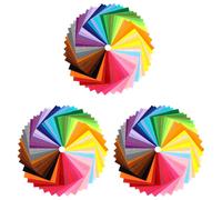 40 cuadrados de tela de fieltro para manualidades, colores surtidos