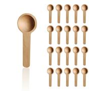 40 Cucharas Pequeñas de Madera para Especias, Mini Cucharas de Cocina, Miel y Mezclar