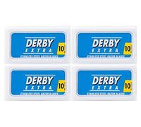 40 Cuchillas de afeitar Derby Extra Blu