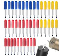 40 cuchillas de repuesto compatibles con Cricut Maker 3/4/Maker/Explore 3/4/Explore Air 2/Air/One/Venture-incluye 10 cuchillas estándar de 30°, 20 cuchillas de punta fina de 45° y 10 cuchillas de