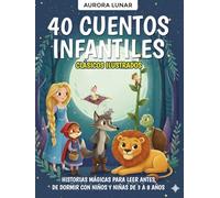 40 Cuentos Infantiles Clásicos Ilustrados: Historias mágicas para leer antes de dormir con niños y niñas de 3 a 8 años (Cuentos para Soñar - Colección de Historias Ilustradas para Niños)