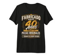 40 cumpleaños Original Fabricado Hace 40 Años Regalo Hombre Camiseta Premium