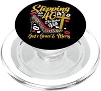 40 Cumpleaños Queen Stepping God'S Grace Mercy 40 Years Old PopSockets PopGrip para MagSafe