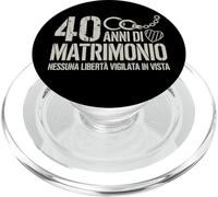 40 Di Matrimonio Anni - Regalo per 40 di matrimonio PopSockets PopGrip para MagSafe