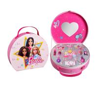 ¡40% DTO! Barbie Maletín Redondo de Maquillaje Infantil