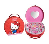 ¡40% DTO! Hello Kitty Maletín Redondo de Maquillaje