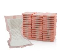 40 forros extra grandes superabsorbentes de almohadilla contorneada - 18 x 14 pulgadas - Incontinencia - Almohadilla de maternidad posparto (40 unidades)