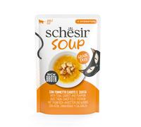 40 g Schesir Atún con Calabaza Grain Free en Sopa sobre para gatos