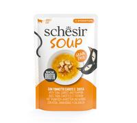 Sopa Schesir Adult Atún con Zanahorias y Calabaza Sobre para Gatos 40 gr