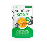 Sopa Schesir Adult Pollo con Zanahorias y Calabaza Sobre para Gatos 40 gr