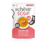 40 g Schesir Salmón Rosado en Sopa sobre para gatos
