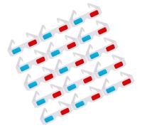 40 gafas anaglifo 3D universales para cine y cine.