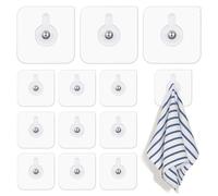 40 ganchos autoadhesivos para fotos. Ganchos de pared transparentes resistentes. No requiere clavos, ganchos adhesivos impermeables para colgar fotos, marcos de fotos, decoraciones de pared, cocina