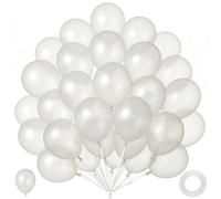 40 globos transparentes de 12 pulgadas, globos de látex transparente para relleno de confeti, graduación 2026, baby shower, despedida de soltera, decoración de boda y fiesta de cumpleaños