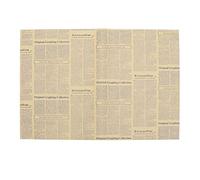 40 hojas de papel de periódico vintage, papel de estraza, flores para envolver ramos de papel en inglés, envolturas de para bodas, cumpleaños, fiestas