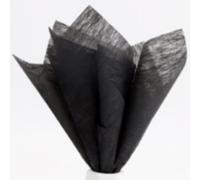 40 hojas de papel floral de tela no tejida de algodón de versión coreana, impermeable, plegable y extraíble, suministros de tienda de flores, papel de embalaje de regalo (negro)
