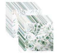 40 Hojas de Toallas de Papel Con Impresión Botánica, Servilletas Verdes Vintage y Elegantes, Decoración de Fiestas y Mesa, Adecuadas para Bodas y Eventos