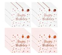 40 hojas de toallas de papel para restaurante, flores de servilletas, decoración de mesa, toallas de papel, decoraciones de cumpleaños, decoración de fiestas, toallas de papel, decoración de oro rosa,