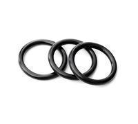 40 juntas tóricas NBR para sellado, material de nitrilo, diámetro exterior de 51-108 mm, sección transversal de 4 mm, para uso en fontanería y reparación de grifos.,Negro,85x77x4 mm