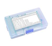 40 kits de placas PCB de doble cara, placas prototipo para soldadura y placa de circuito de proyecto electrónico, fácil de usar, kits de surtido de una sola fila recta