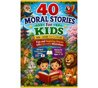 40 Moral Stories for Kids: Fun and Inspiring Stories with Colourful Illustrations | Bilingual English-Japanese Edition | Stories for Children Ages 4-10