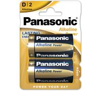 Goobay LR20 2-BL Panasonic Alkaline Power Batería de un solo uso D Alcalino
