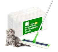 40 paños de barrido en seco XL resistentes para trapeador Swiffer Sweeper XL - Recambios desechables para fregona seca para mascotas Swiffer XL - Recambios de almohadilla gruesa para fregona seca