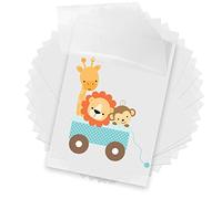 40 papel transfer textil, papel de transferencia térmica PET A4 para camisetas, papel de transferencia DTF transparente con tratamiento previo,despegado en frío y en caliente (11,8" x 8,3")